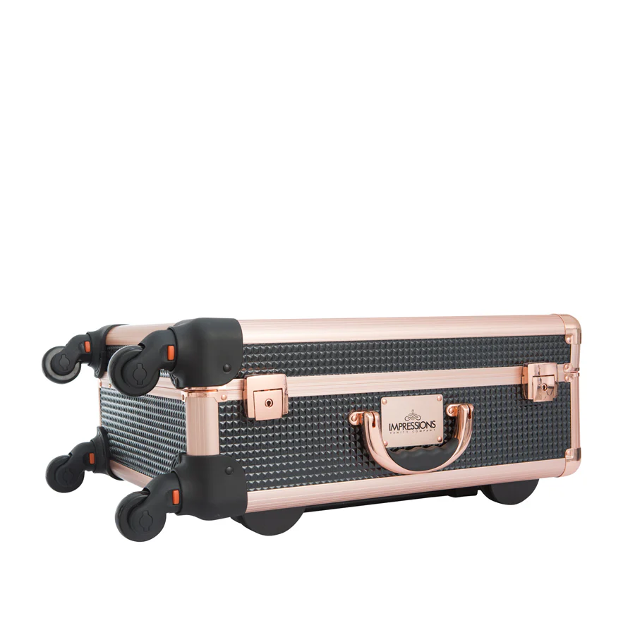SlayCase® XL Vanity Travel Case in Black & Rose Gold - Image 3
