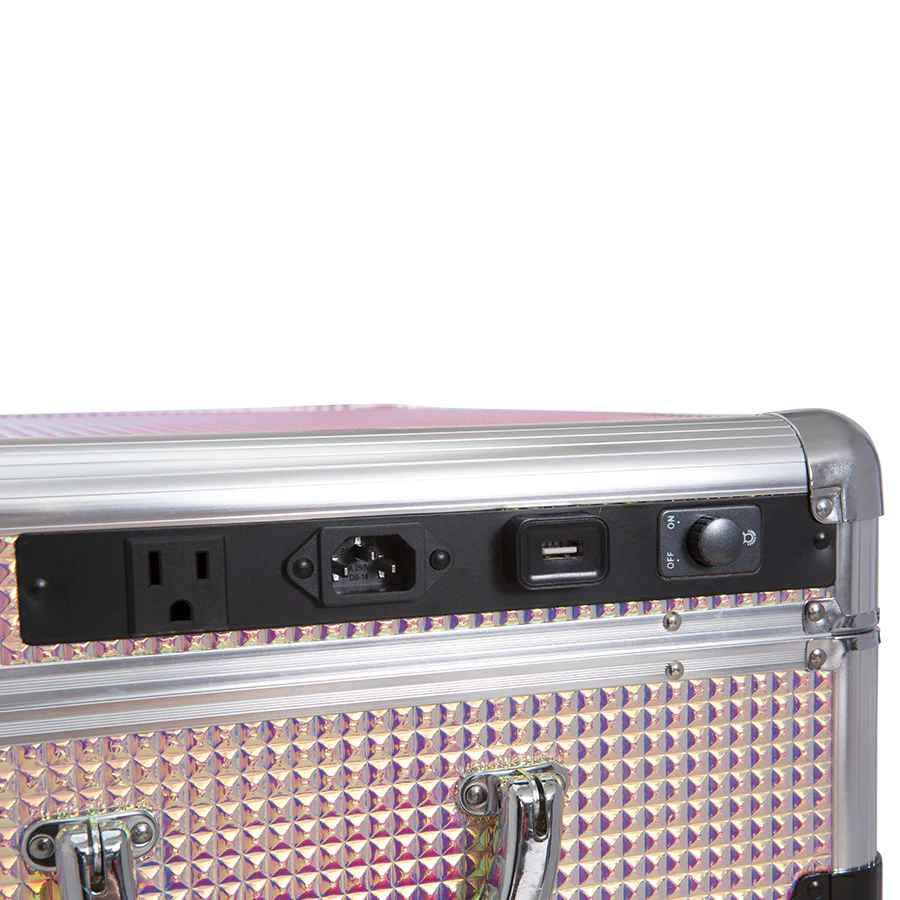 SlayCase® XLS Vanity Travel Case with Stand in Mermaid Shimmer - Image 6