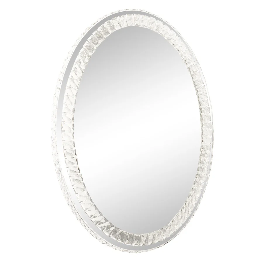 Diamond Collection OVAL Premium Illuminated Vanity Mirror - Image 3