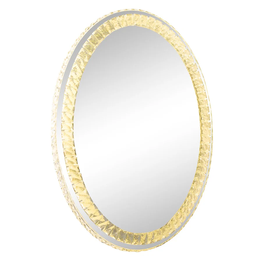 Diamond Collection OVAL Premium Illuminated Vanity Mirror - Image 4