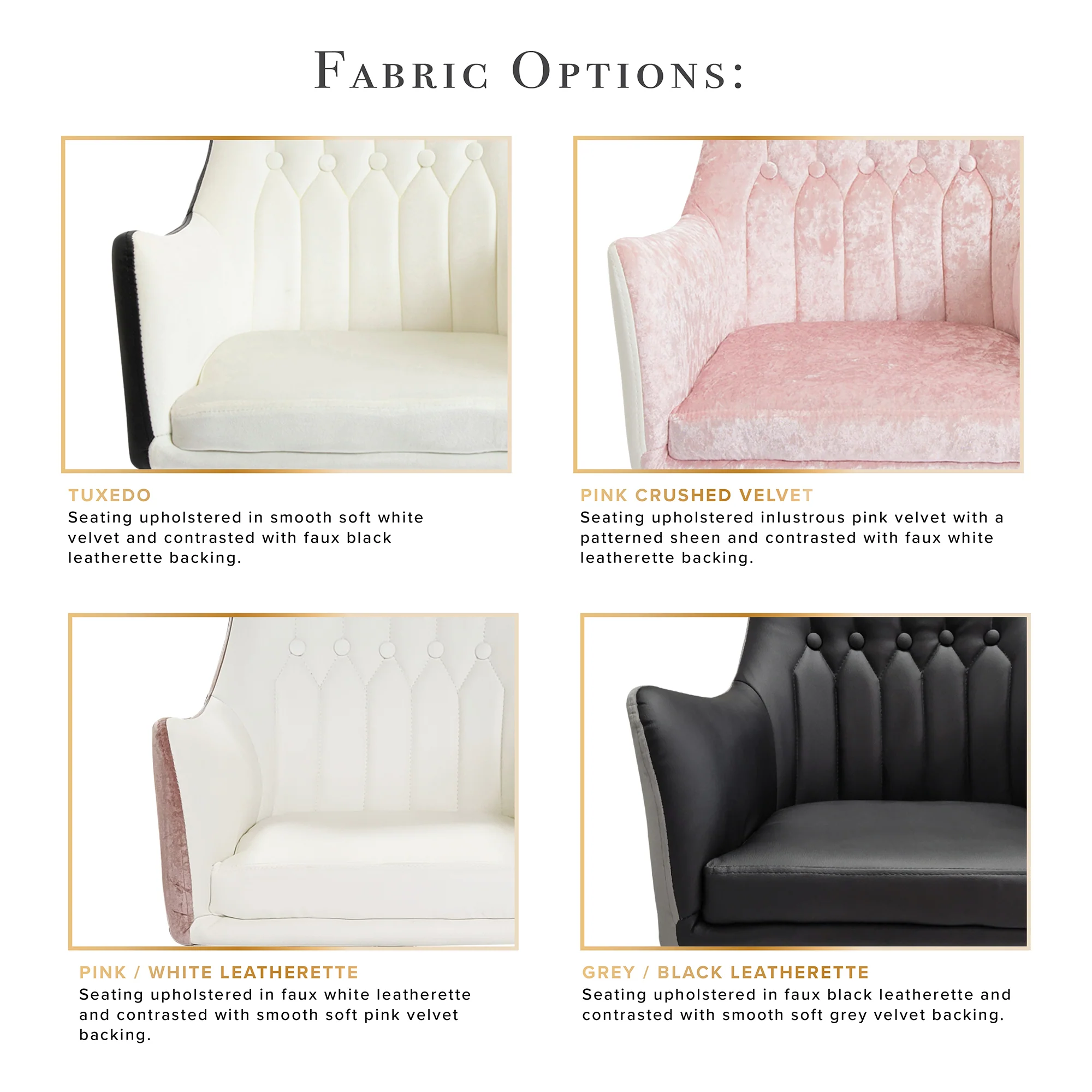 Genesis Modern Vanity Chair - Image 4