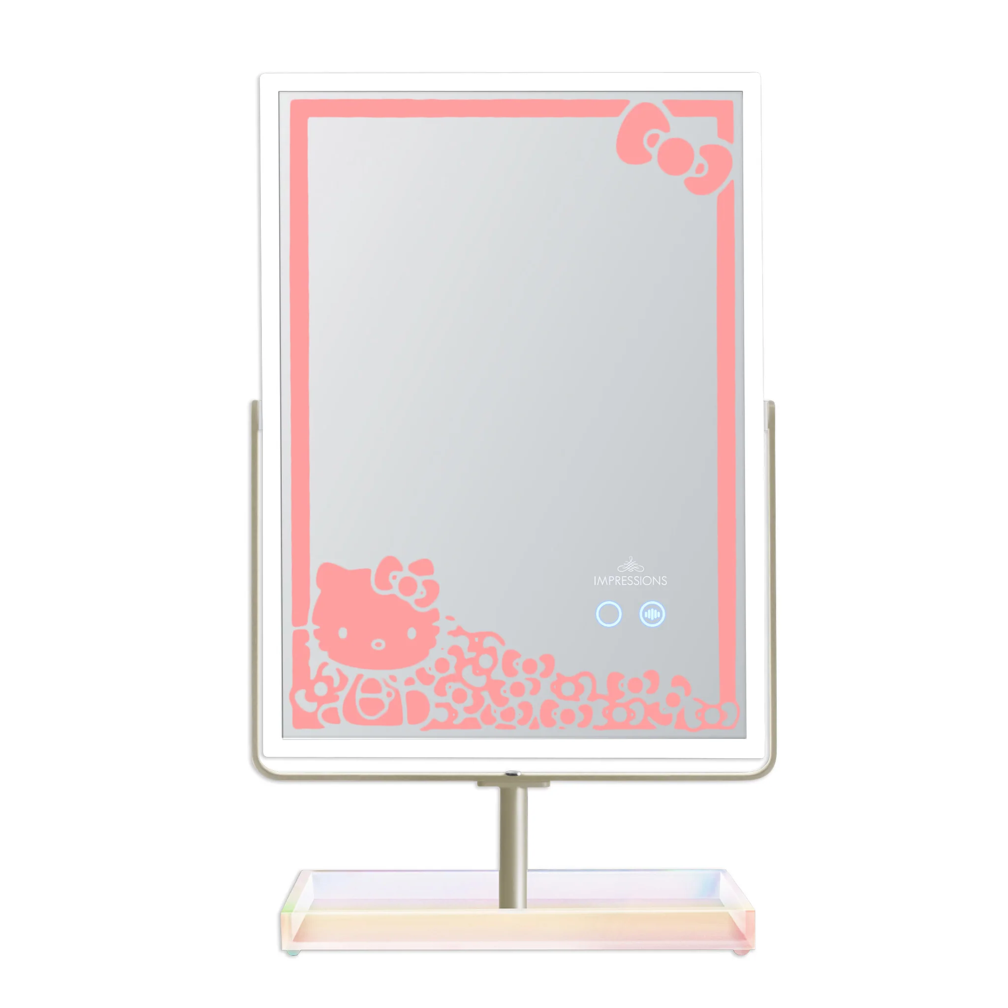 Hello Kitty® RGB Makeup Mirror with Catchall Tray - Image 4