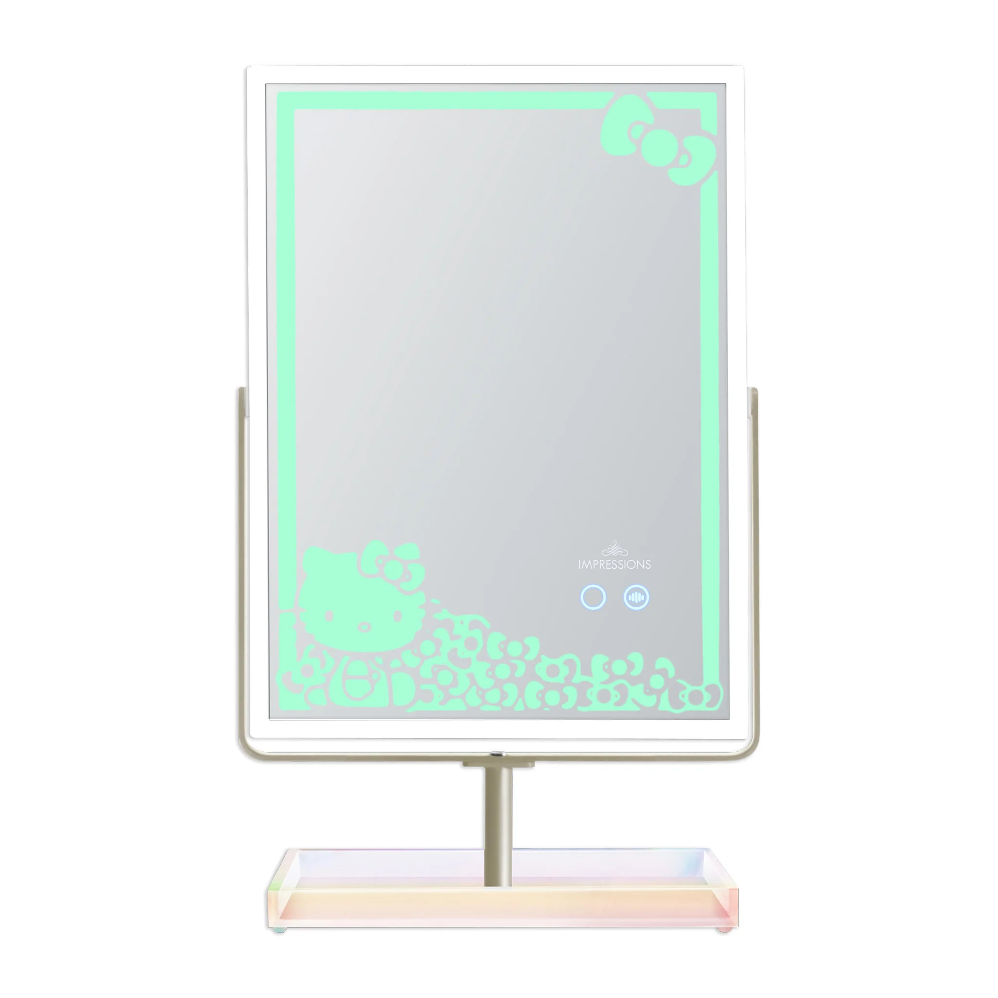 Hello Kitty® RGB Makeup Mirror with Catchall Tray - Image 5