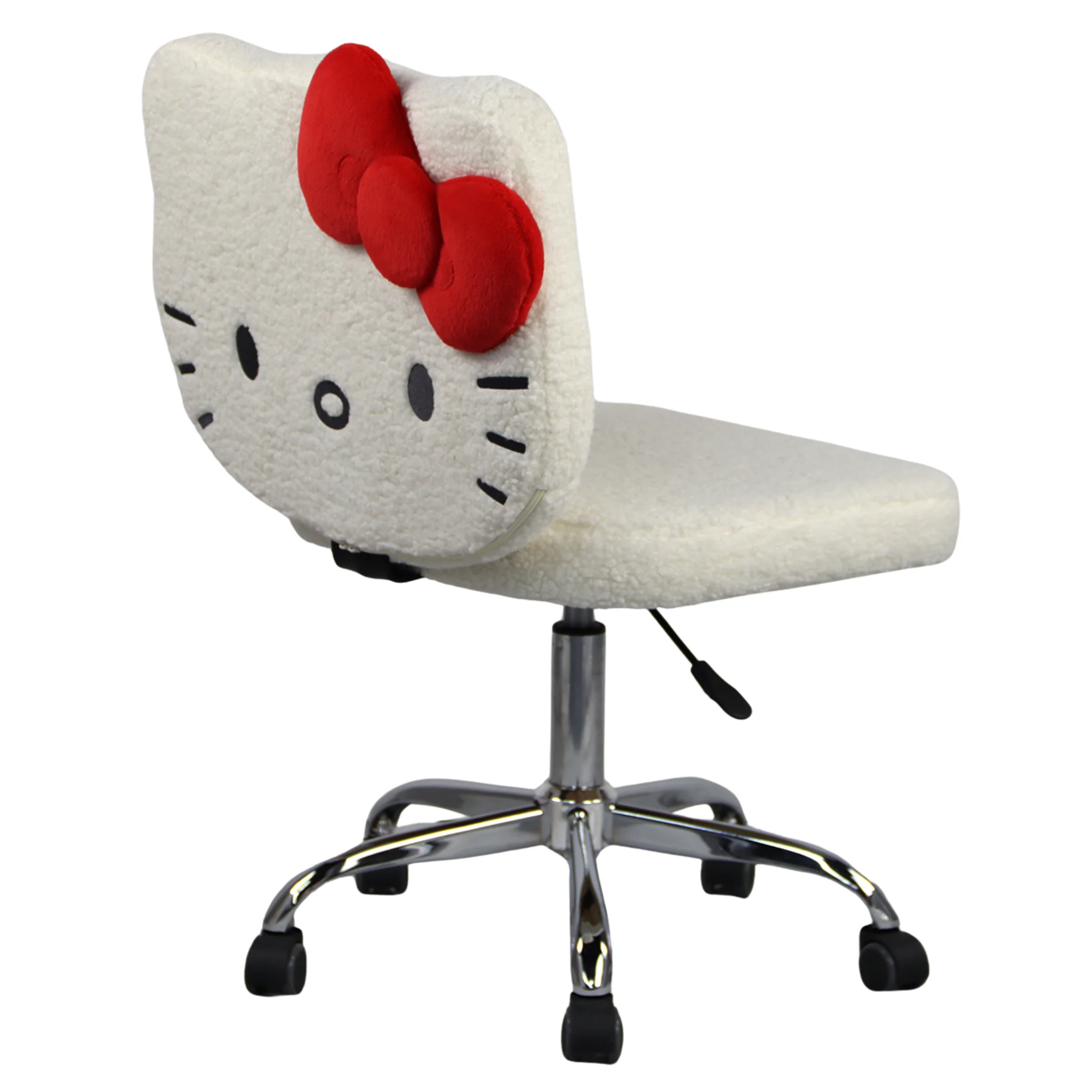 Hello Kitty® Sherpa Swivel Vanity Chair - Image 3