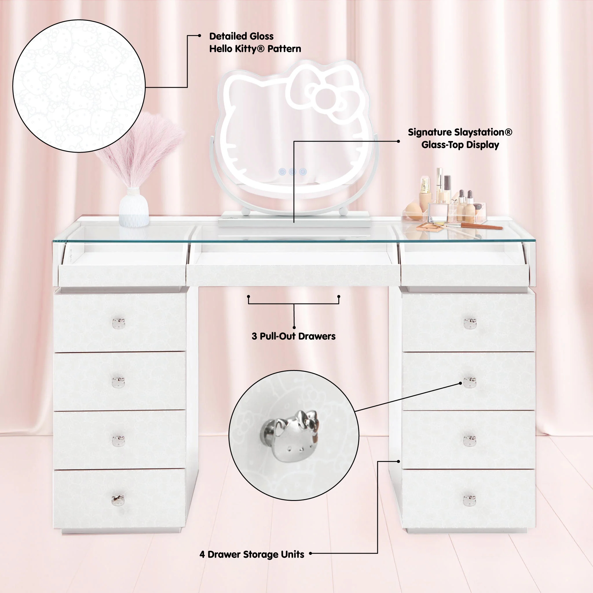 Hello Kitty® SlayStation Vanity Table - Image 4