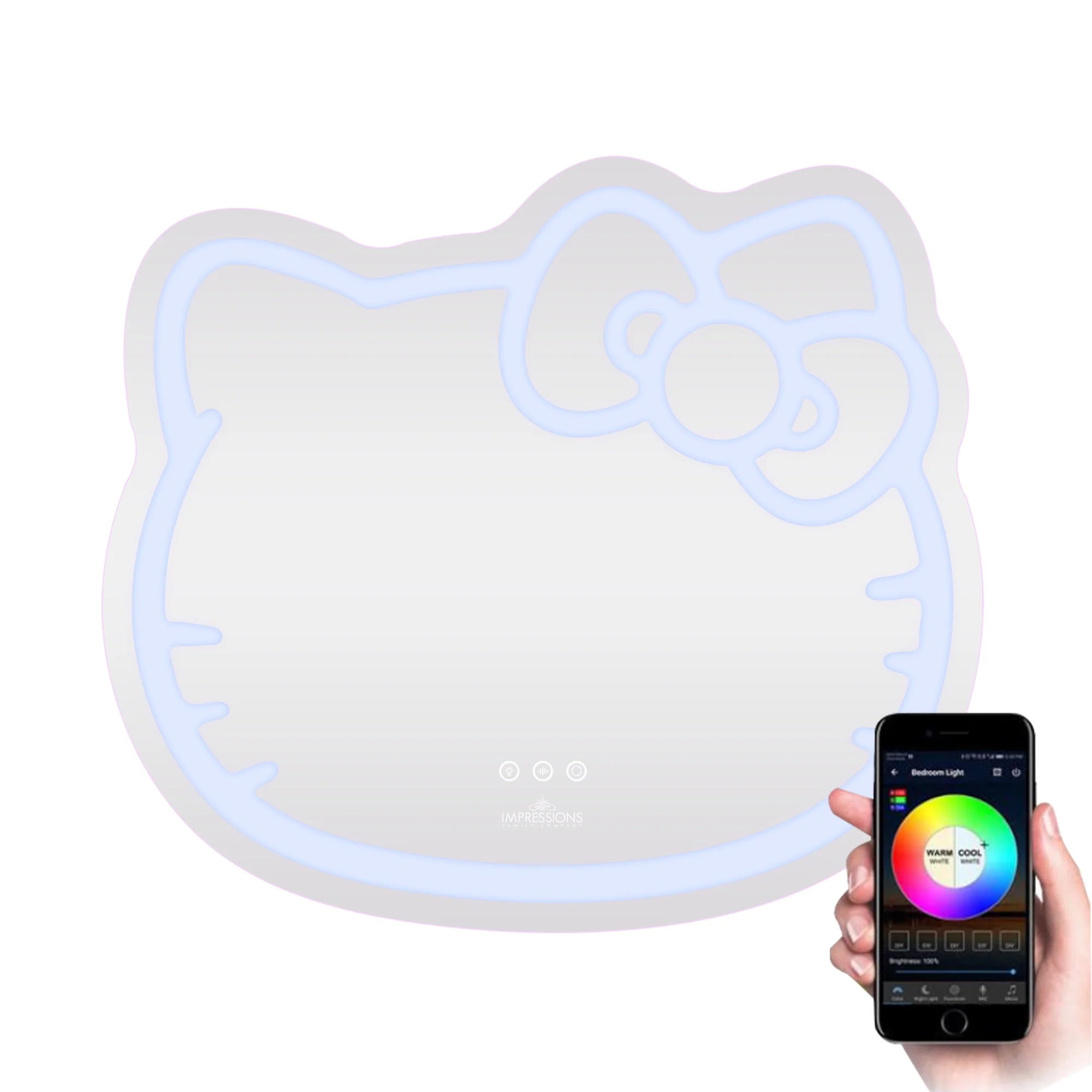 Hello Kitty LED Wall Mirror - Image 6