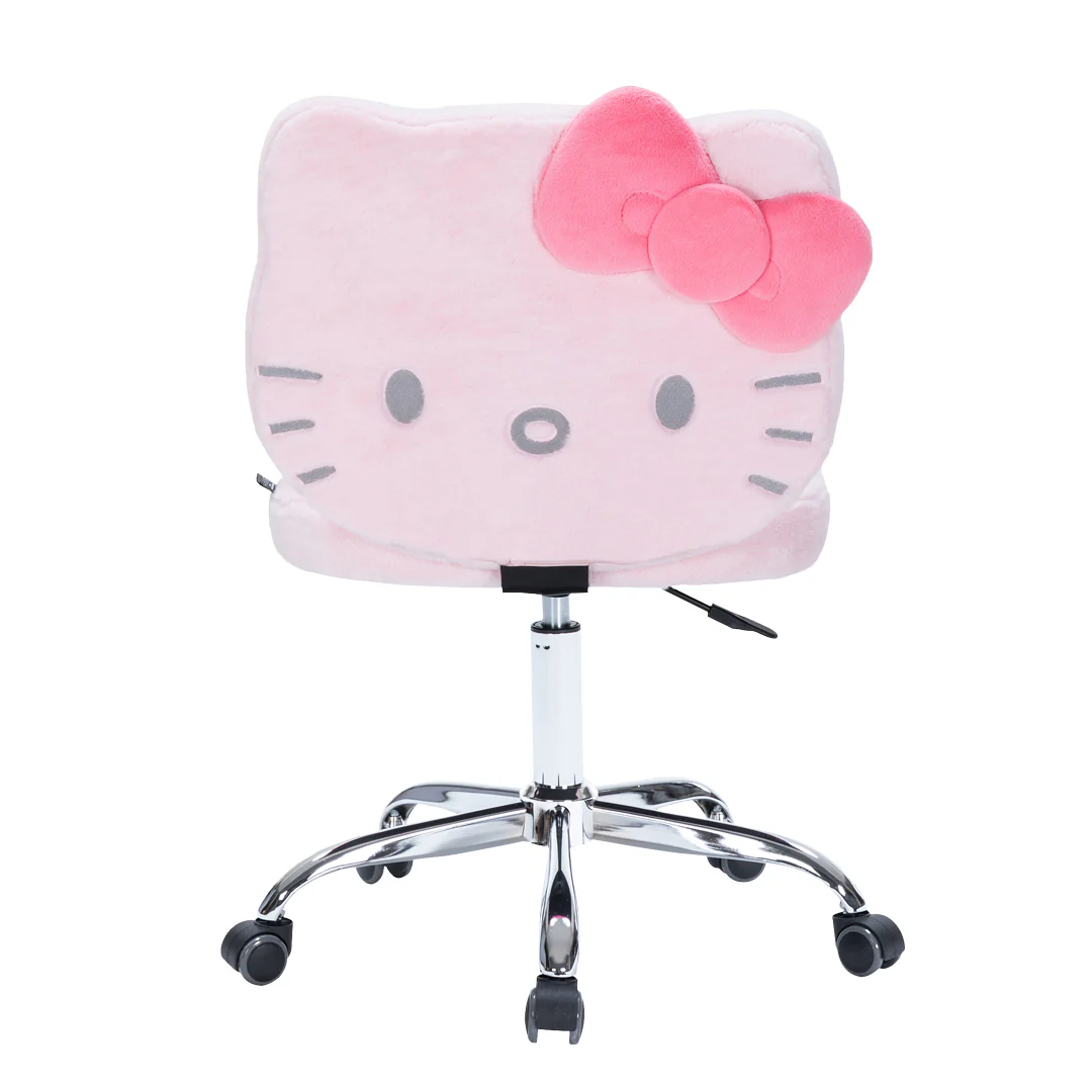 Hello Kitty® Teddy Fur Swivel Vanity Chair - Image 5