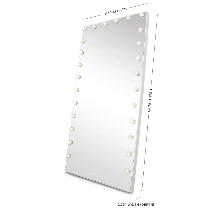 Hollywood Glow® FL Pro Vanity Floor Mirror - Image 6