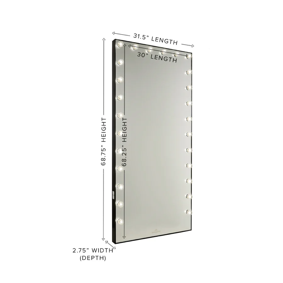 Hollywood Glow® FL Pro Vanity Floor Mirror - Image 8