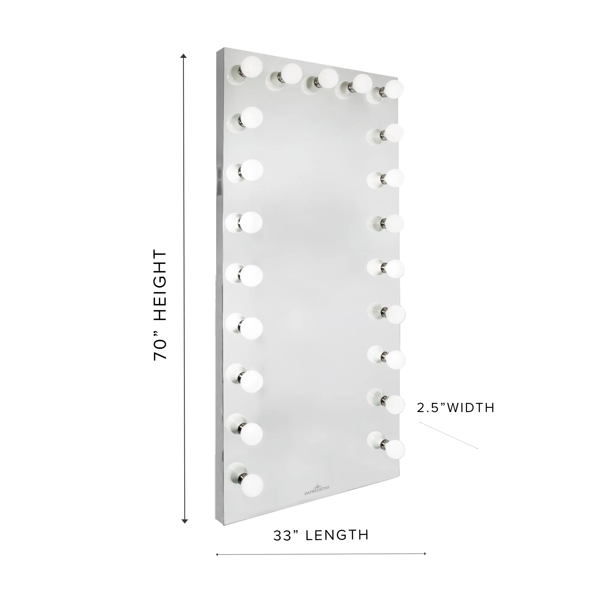 Hollywood Premiere® Full-Length Vanity Mirror - Image 12