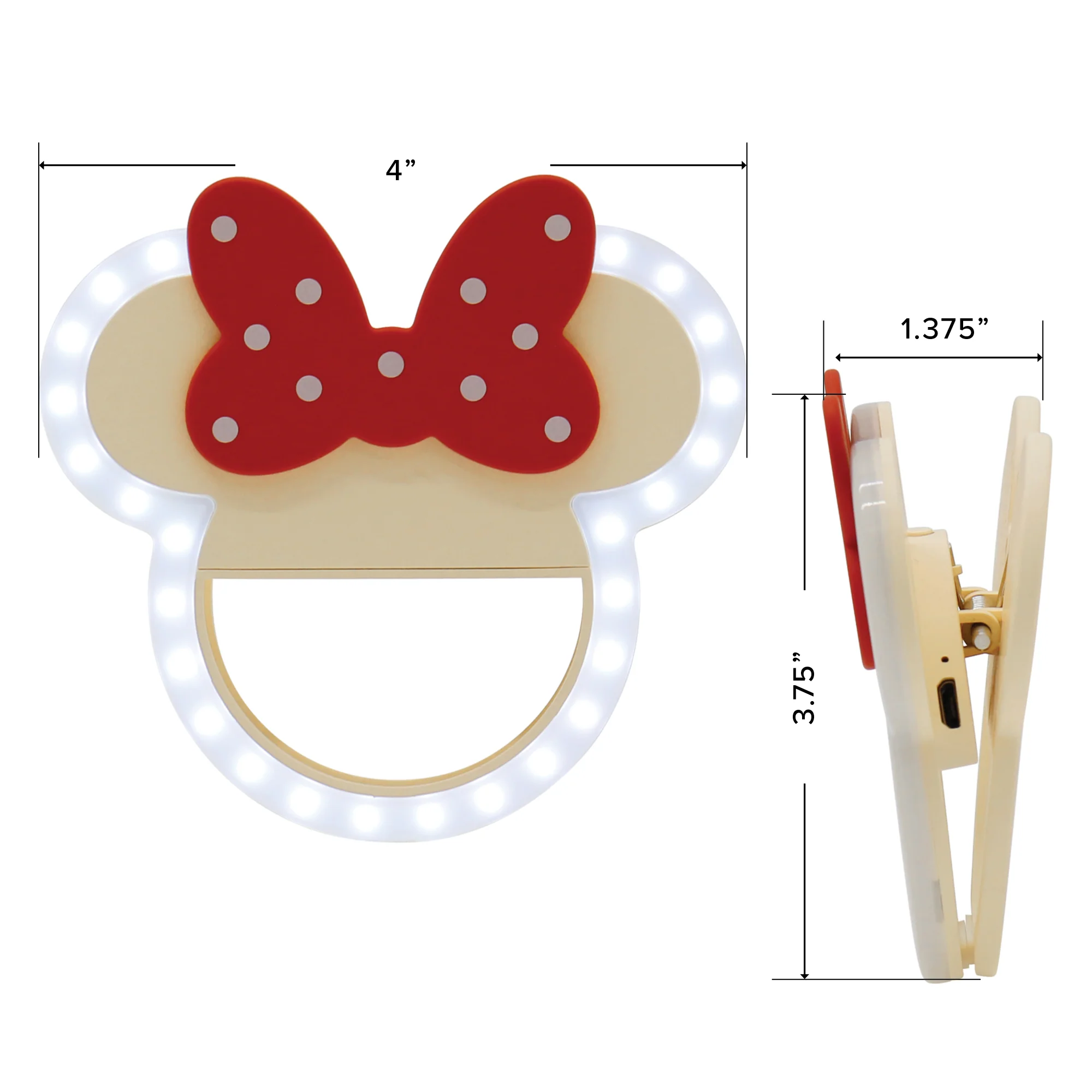 Minnie Mouse GlowMe® LED Beauty Ring Light - Image 5