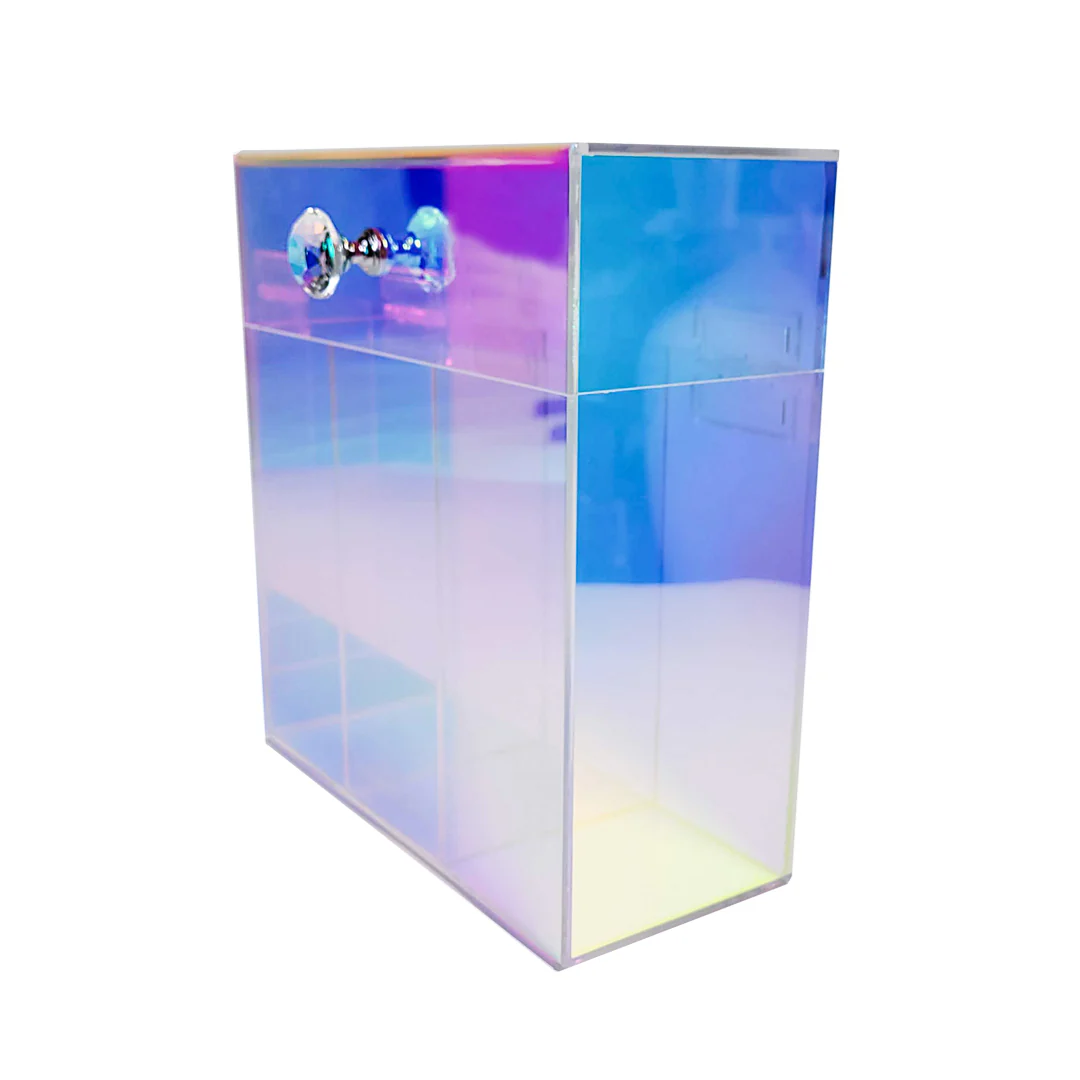 Prisma Acrylic Makeup 3-Section Brush Holder - Image 5