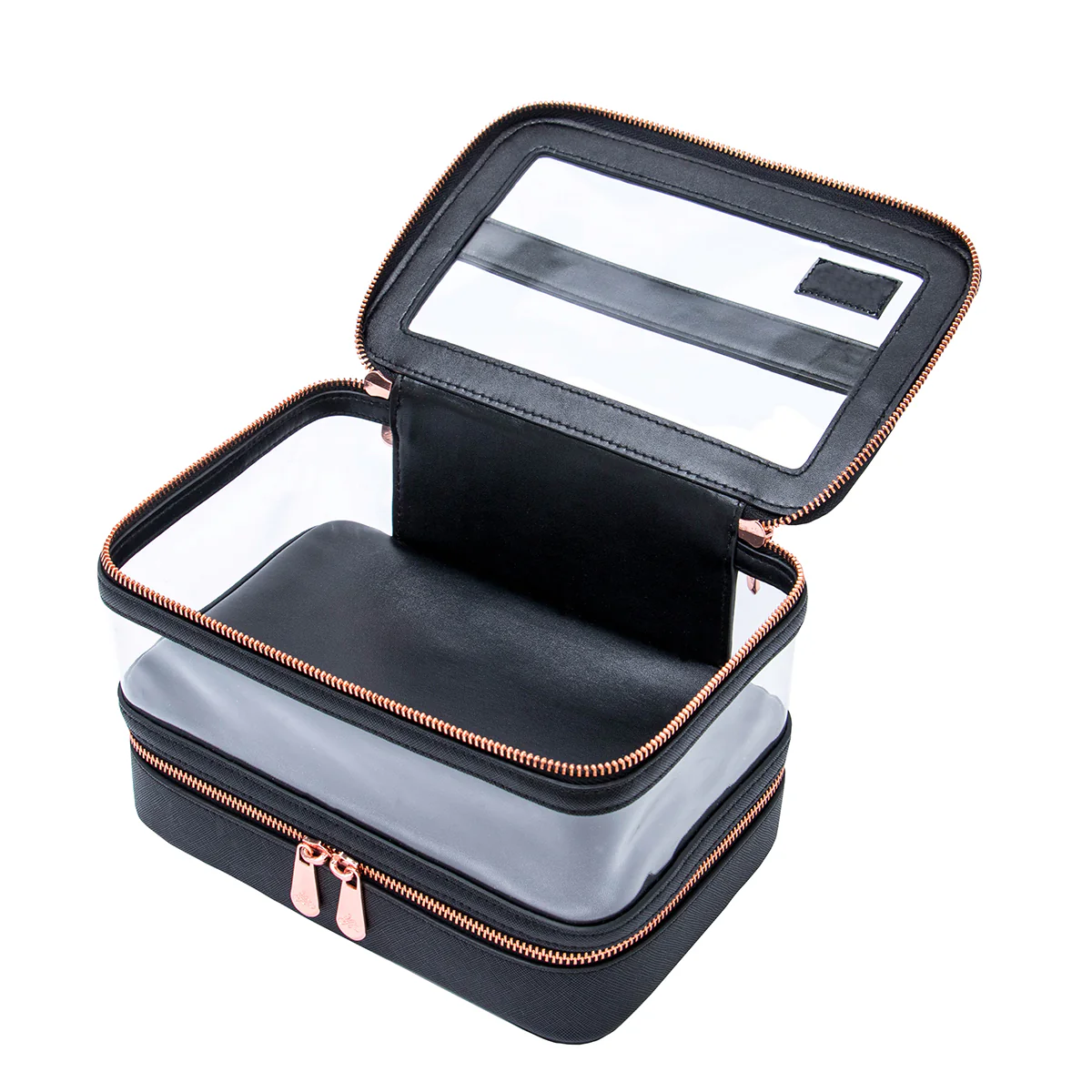 Santorini Train Case with Brush Holder - Image 3