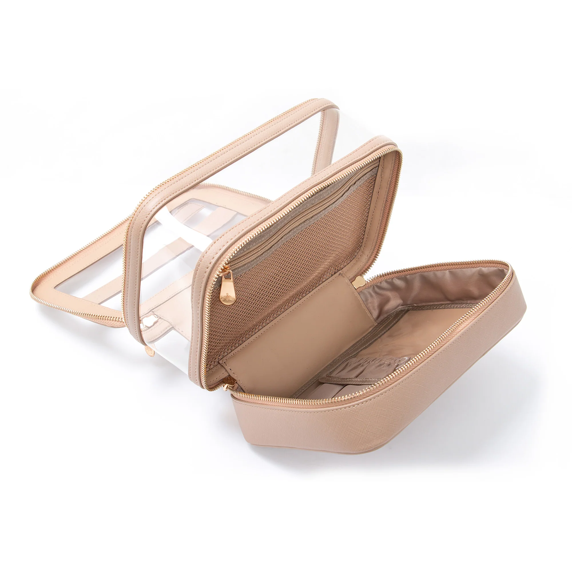 Santorini Train Case with Brush Holder - Image 5