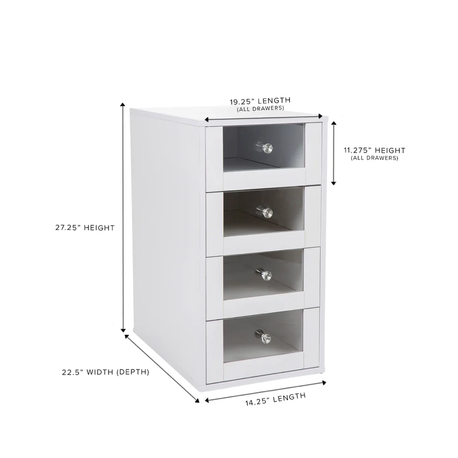 SlayStation® 4-Drawer Vanity Storage Unit - Image 6