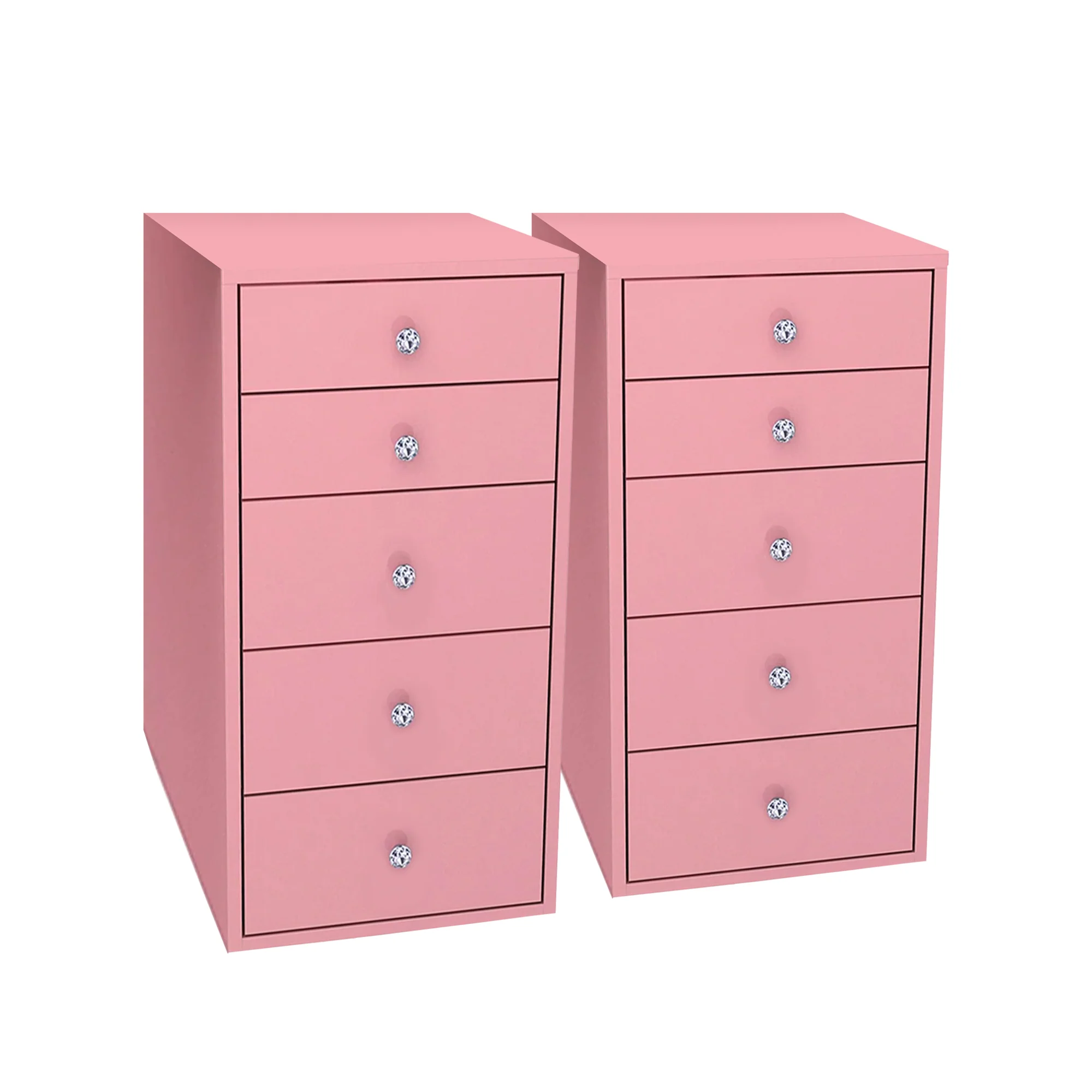 SlayStation® 5-Drawer Makeup Vanity Storage Unit (Pair) - Image 10