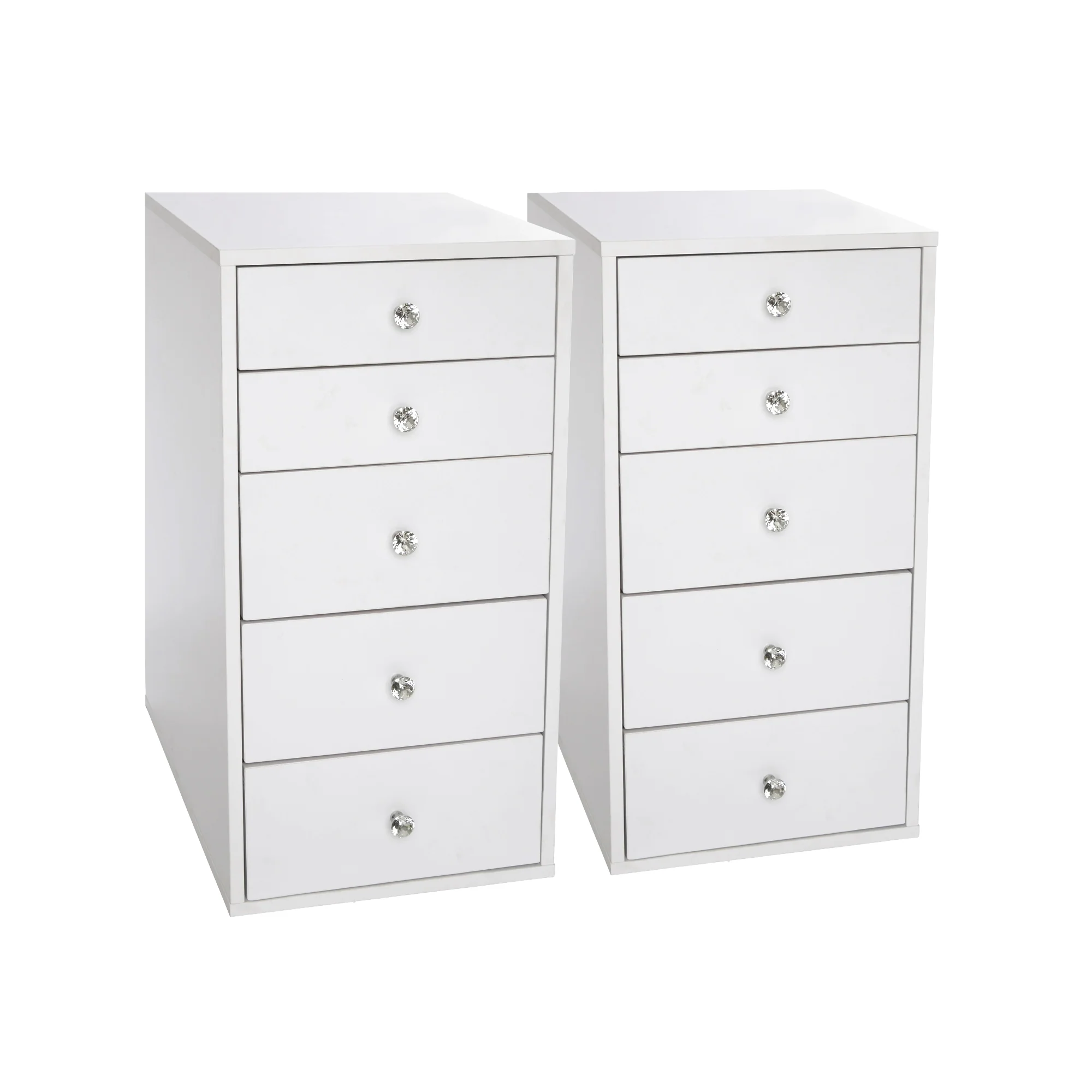 SlayStation® 5-Drawer Makeup Vanity Storage Unit (Pair) - Image 13
