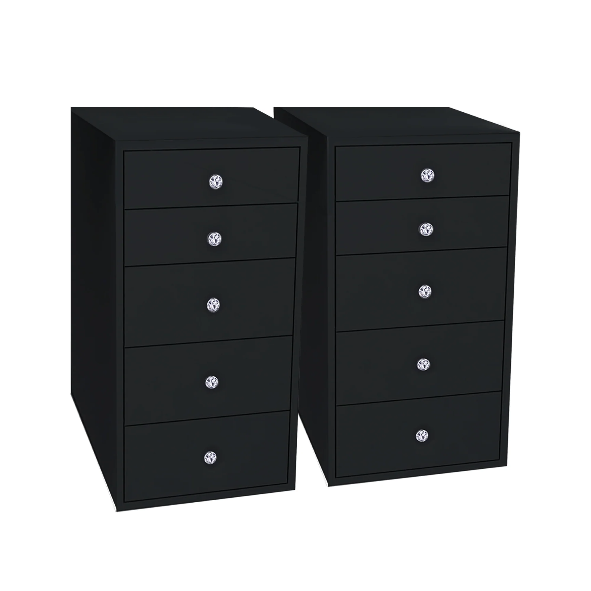 SlayStation® 5-Drawer Makeup Vanity Storage Unit (Pair) - Image 8