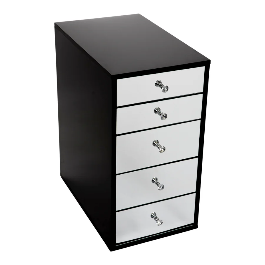 SlayStation® 5-Drawer Mirrored Vanity Storage Unit - Image 4