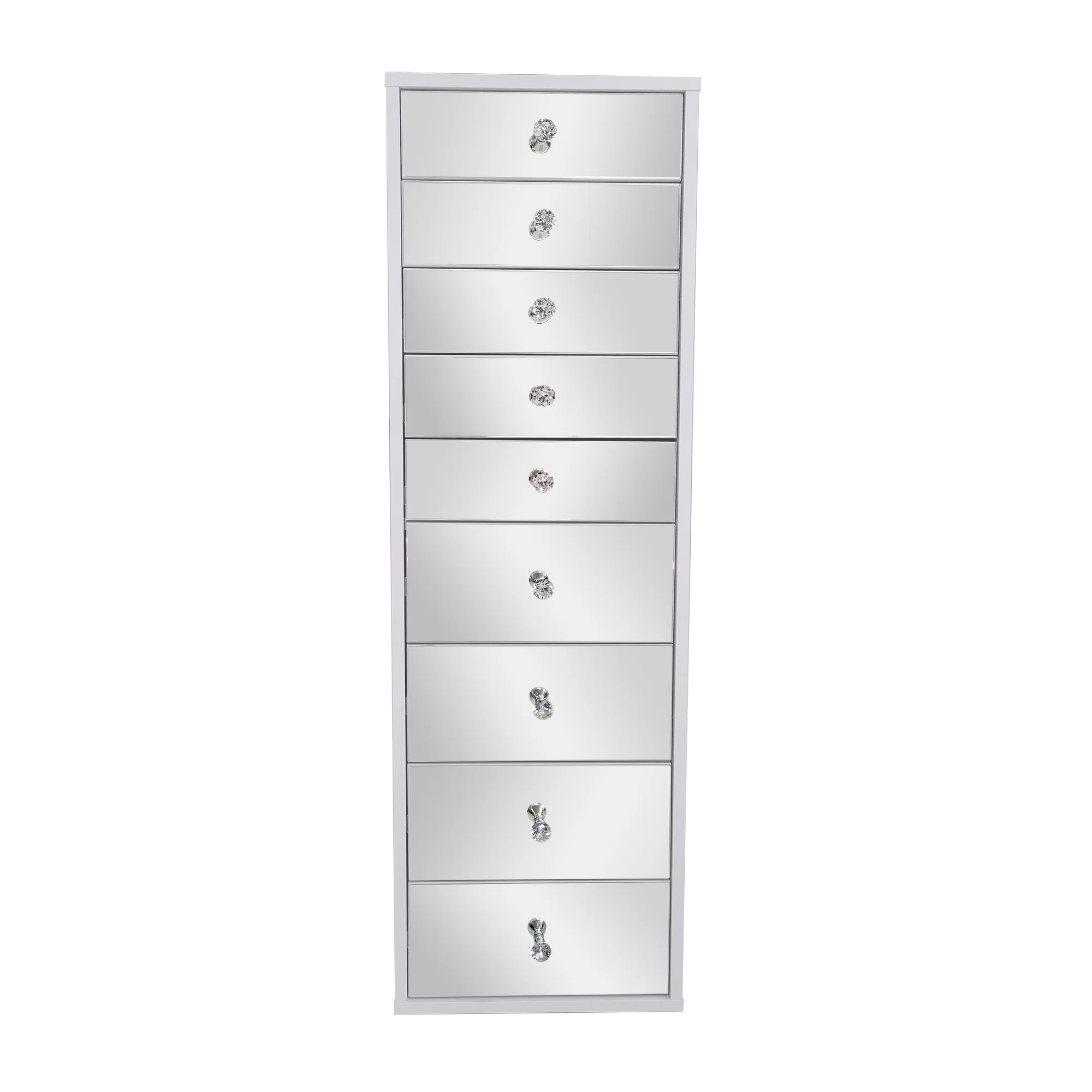 SlayStation® Mirrored 9-Drawers Vanity Storage Unit - Image 3