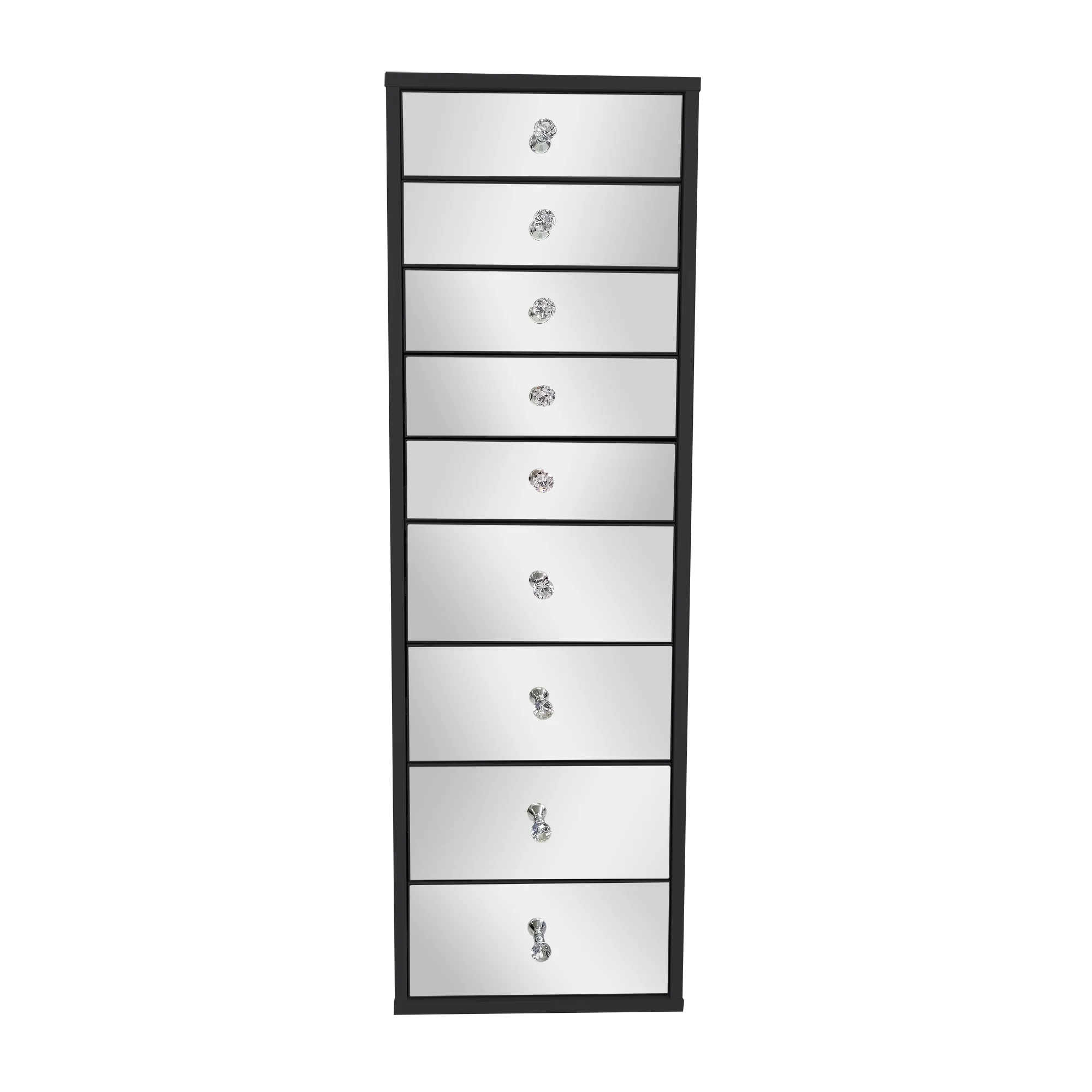 SlayStation® Mirrored 9-Drawers Vanity Storage Unit - Image 8