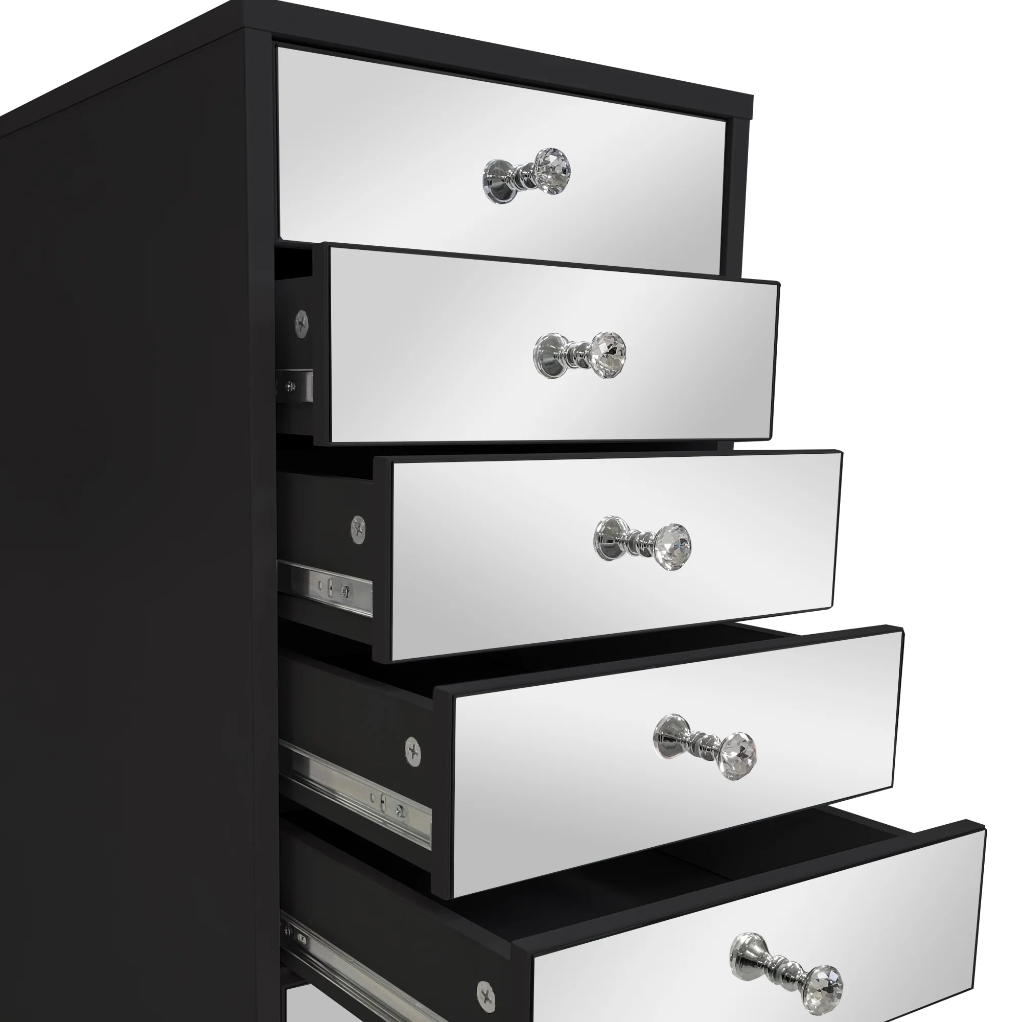 SlayStation® Mirrored 9-Drawers Vanity Storage Unit - Image 9
