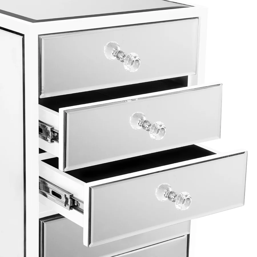 SlayStation® Premium Mirrored 9-Drawers Vanity Storage Unit - Image 6