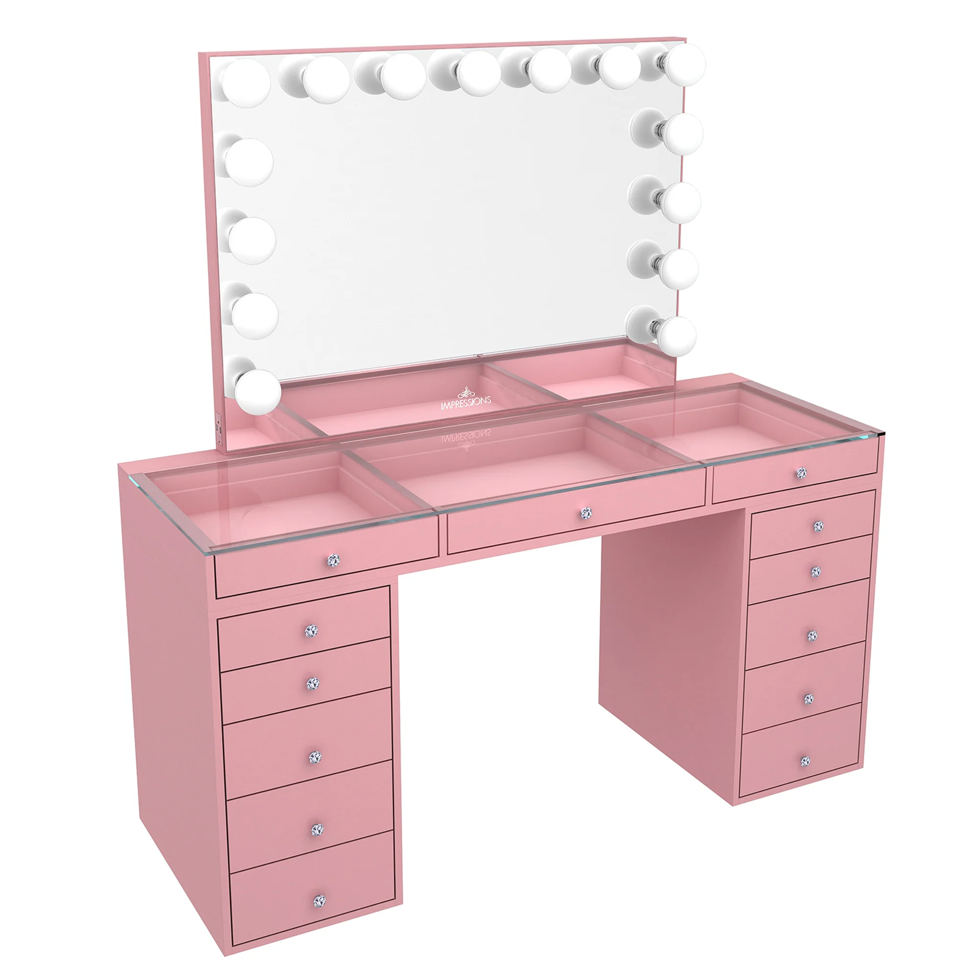 SlayStation® Pro 2.0 Tabletop + Vanity Mirror + 5 Drawer Units Bundle - Image 26