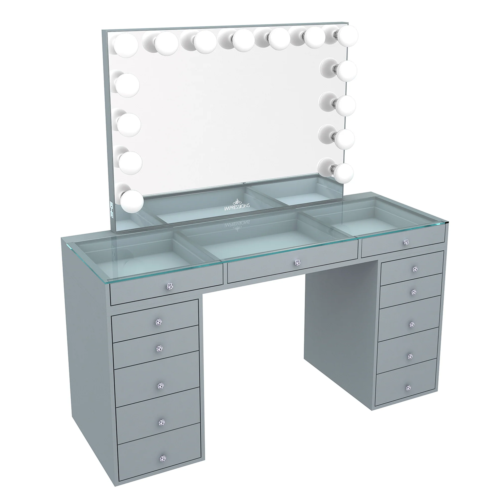 SlayStation® Pro 2.0 Tabletop + Vanity Mirror + 5 Drawer Units Bundle - Image 30