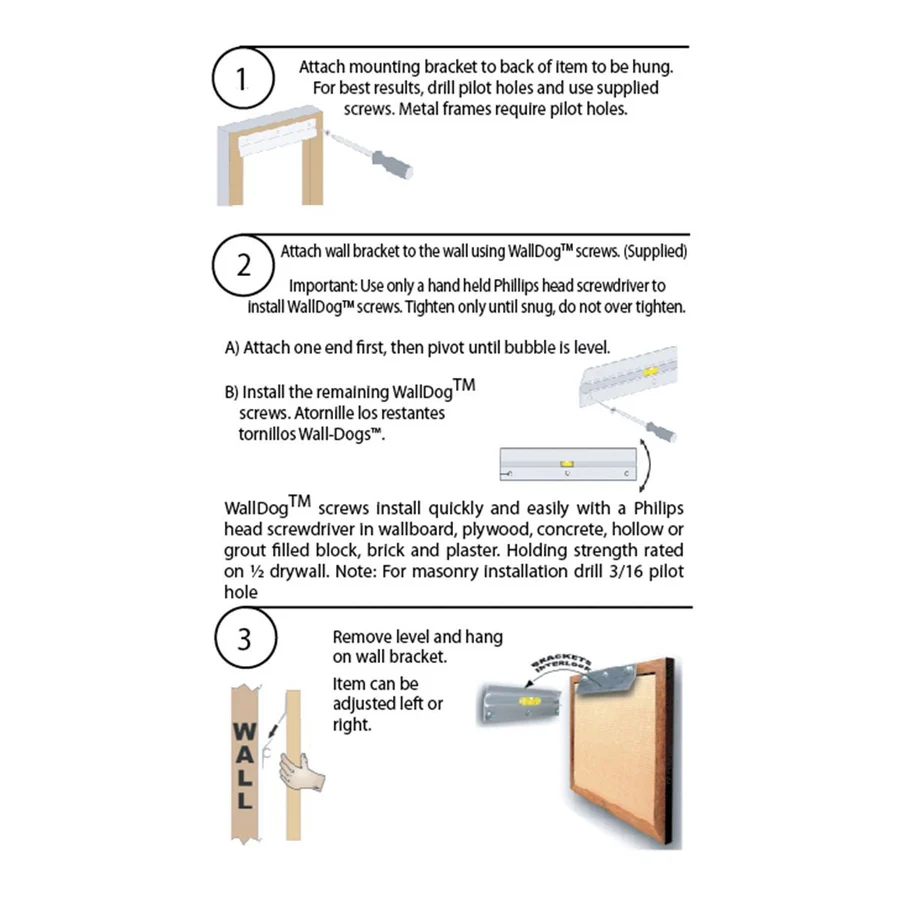 Vanity Mirror Wall Mount Kit - Image 3